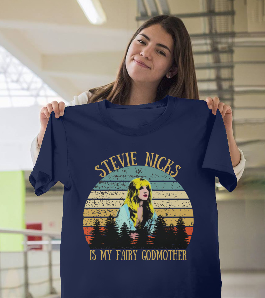 Stevie Nicks Is My Fairy Godmother Vintage Love T-Shirt