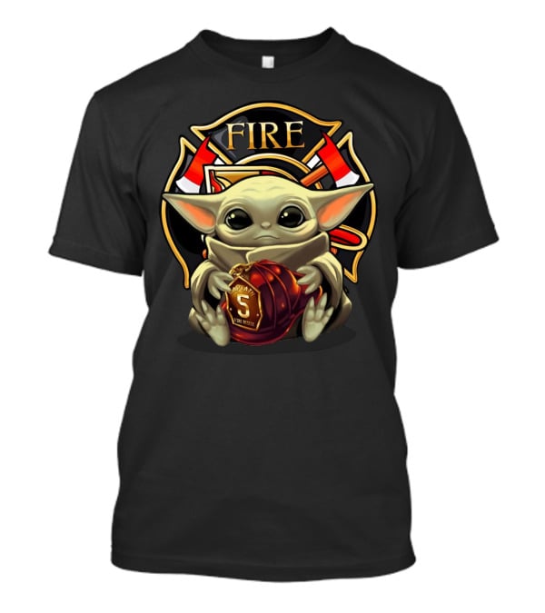 Firefighter Squad Yoda Captain 5 T-Shirt