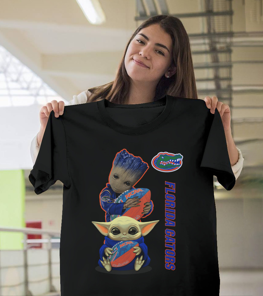 Florida Gators Ncaa Football Baby Alien And Tree Character T-Shirt