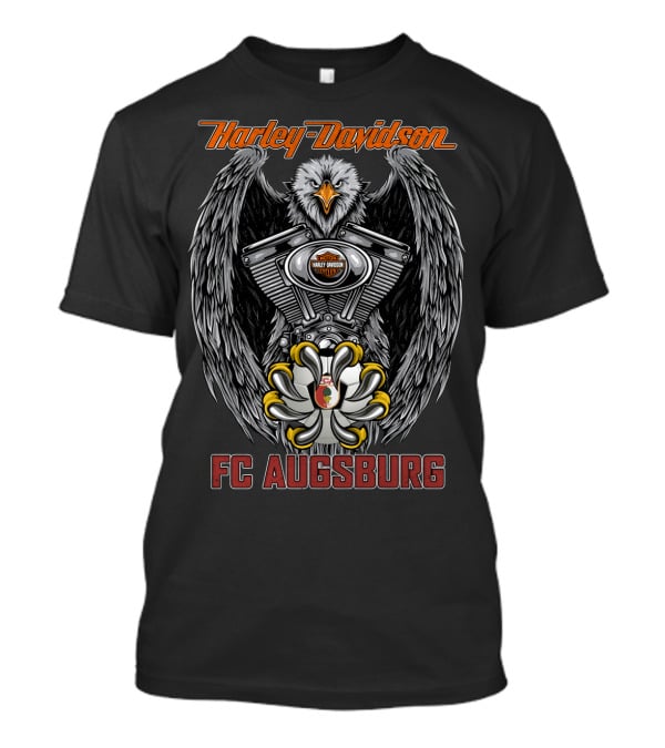 Harley Davidson Eagle Engine Fc Augsburg T-Shirt