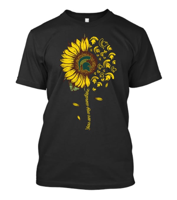 You Are My Sunshine Sunflower Spartan Head T-Shirt