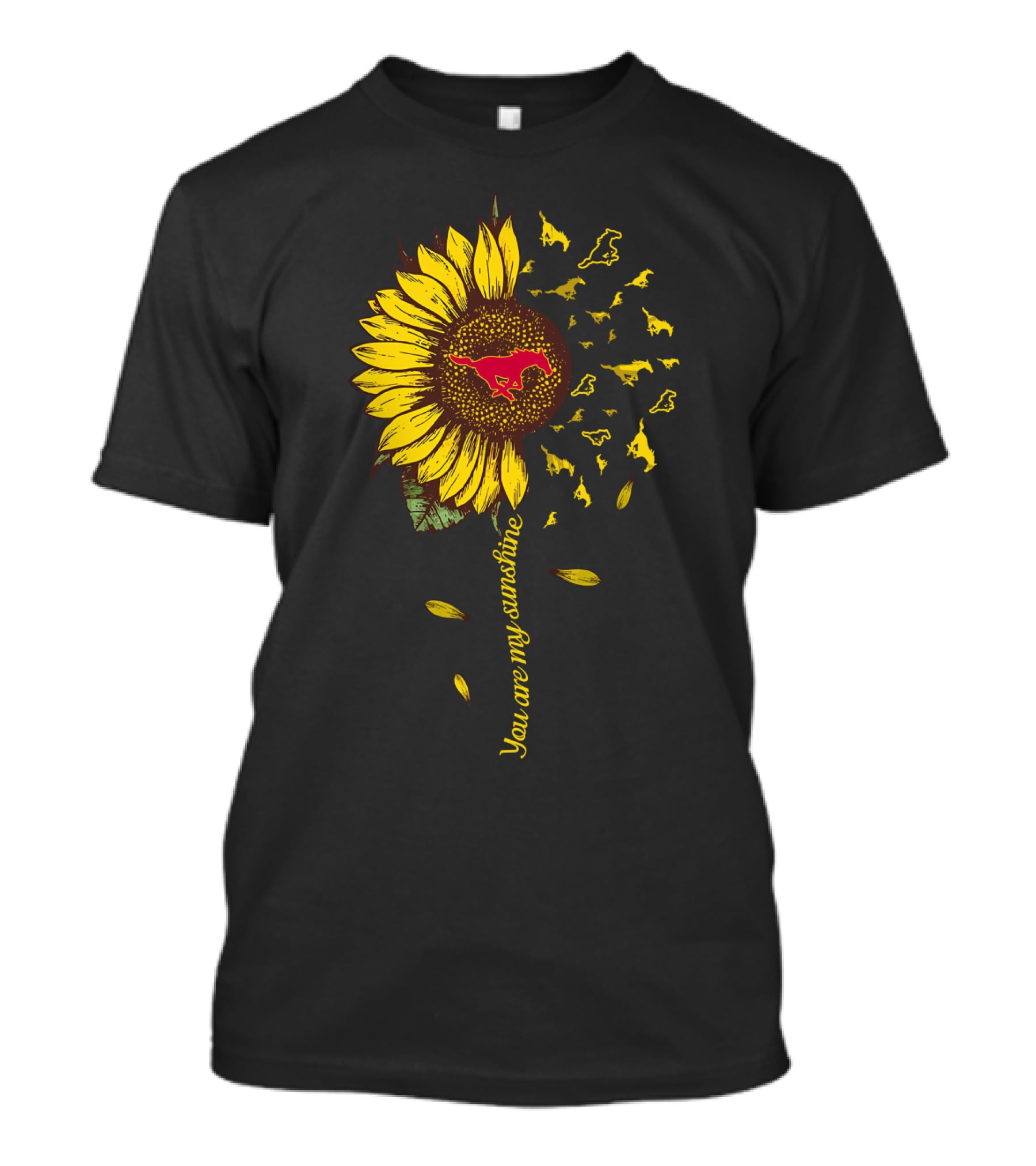 Sunflower Mustang You Are My Sunshine T-Shirt