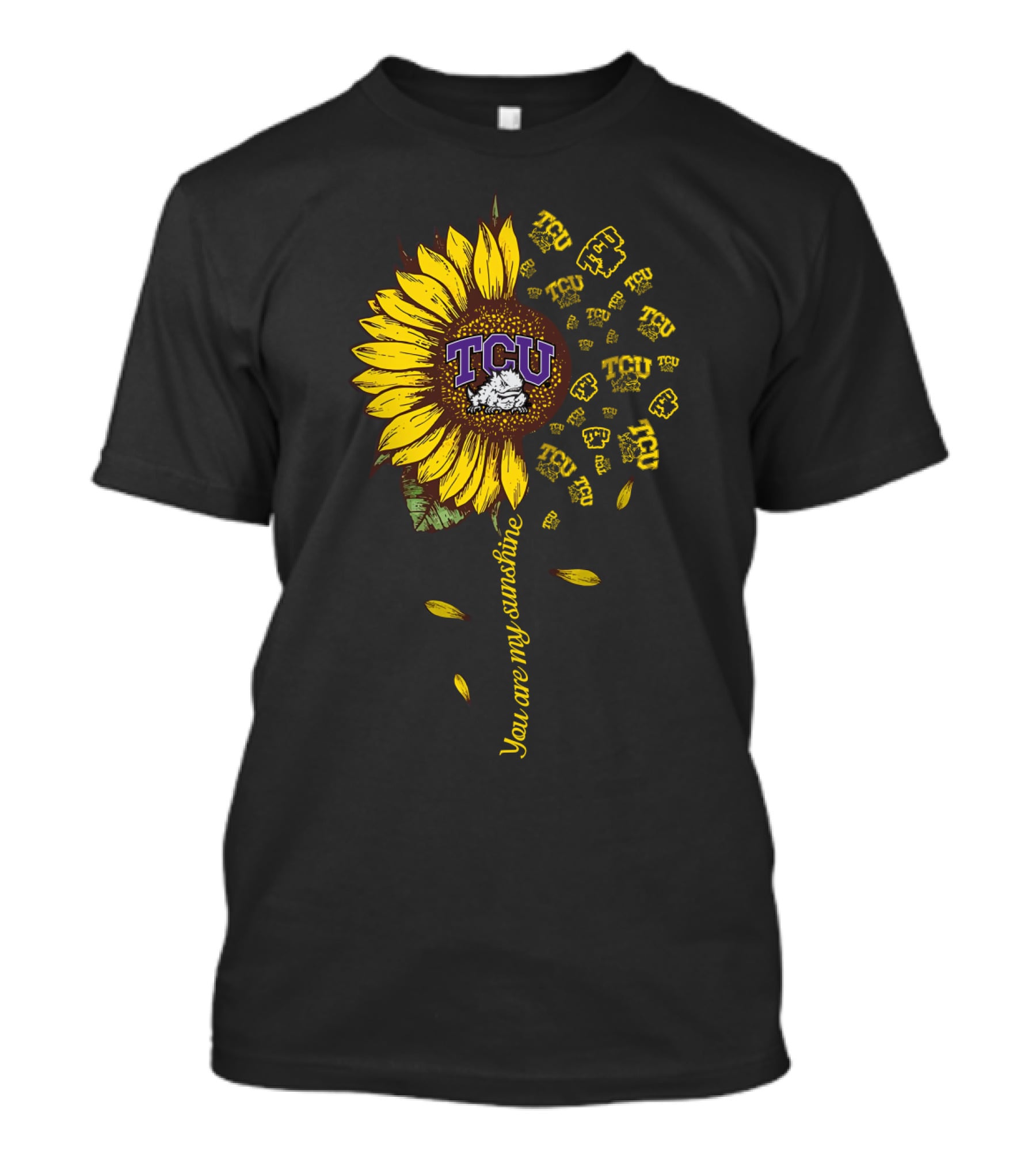 Tcu You Are My Sunshine Sunflower T-Shirt