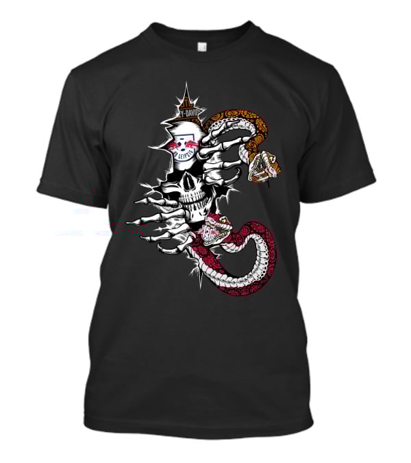 Rb Leipzig Skull Snake Harley Davidson Fusion T-Shirt