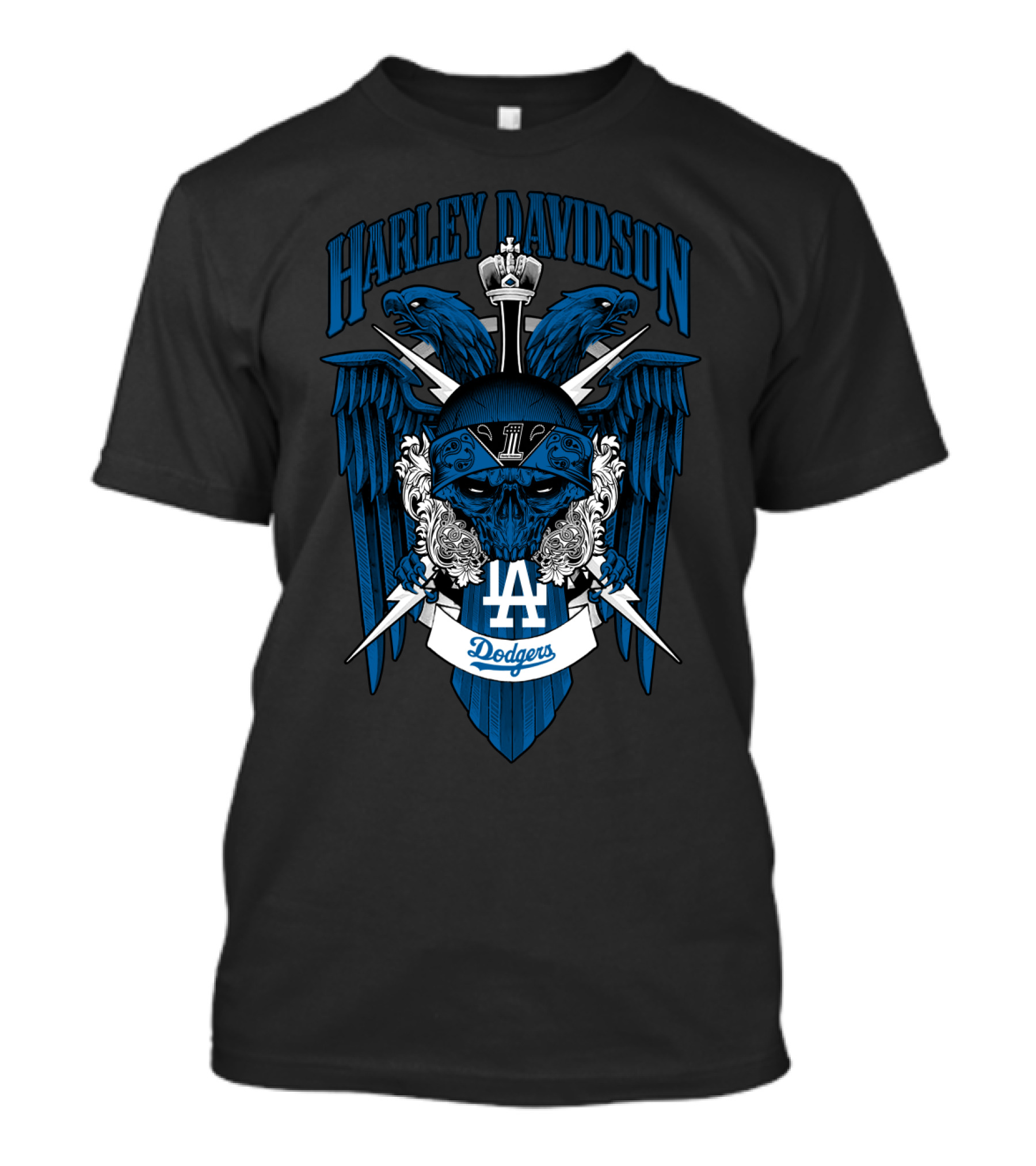 Harley Davidson 131 Mlb Los Angeles Dodgers T-Shirt