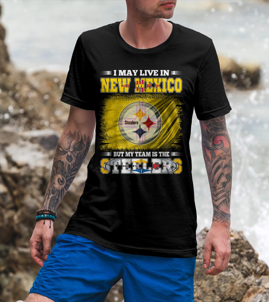 New Mexico Fan Of The Steelers Team T-Shirt