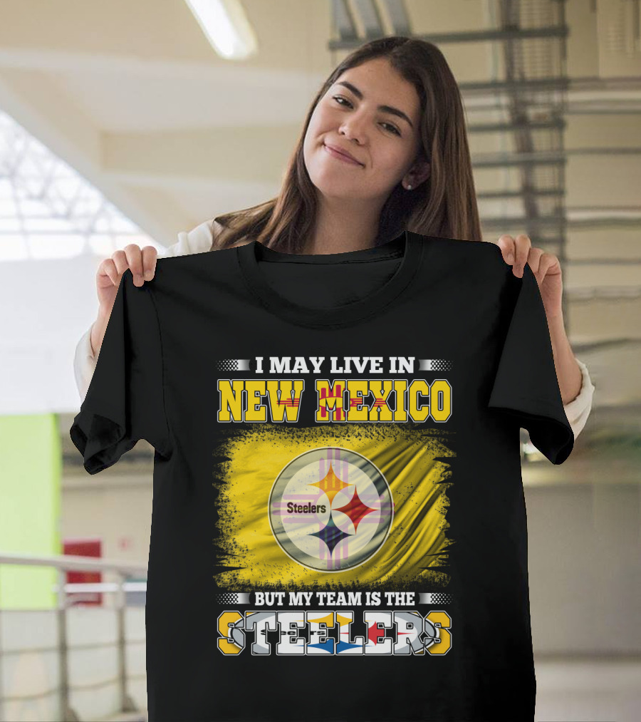 New Mexico Fan Of The Steelers Team T-Shirt