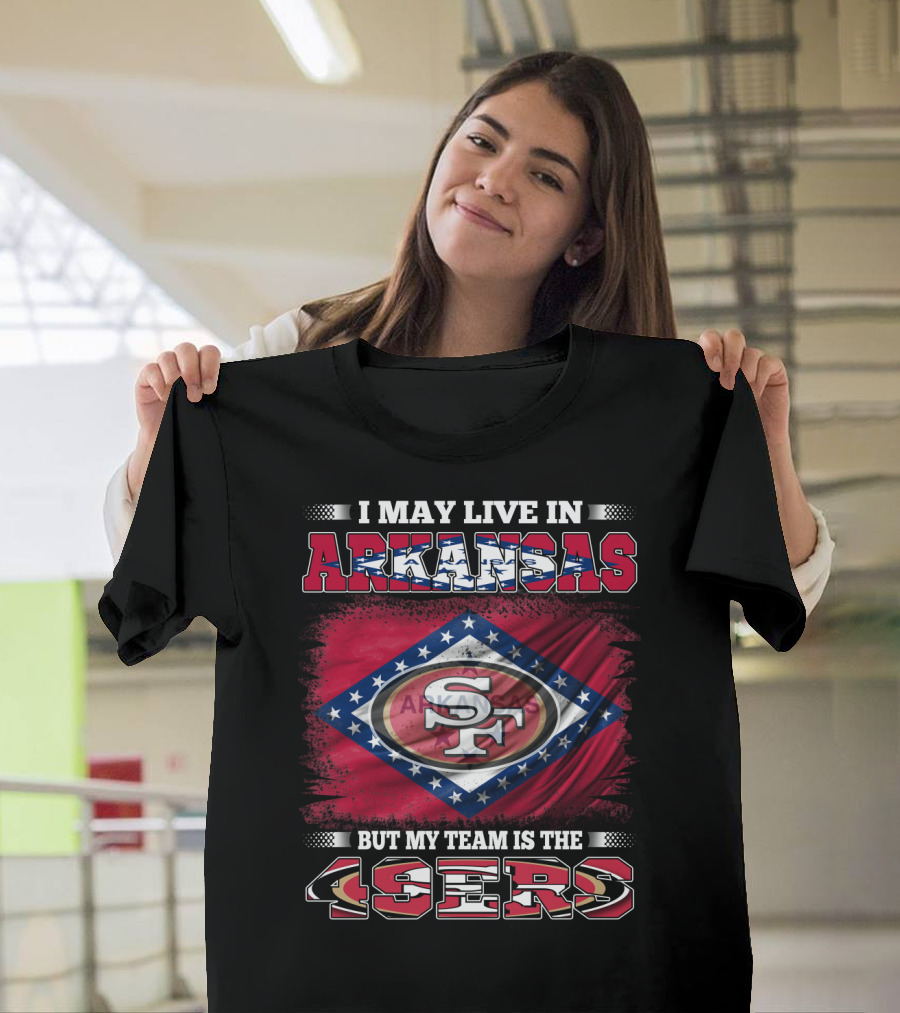 Arkansas Pride With San Francisco 49ers Team Allegiance T-Shirt