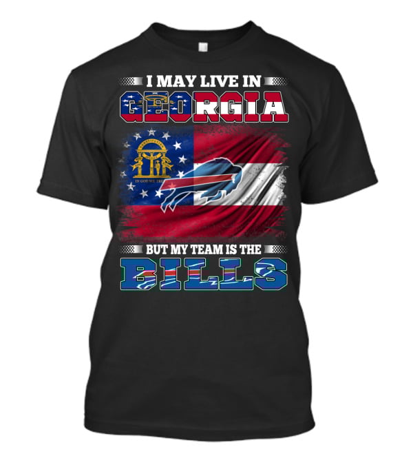 Georgia Resident Proudly Supports The Buffalo Bills Team T-Shirt