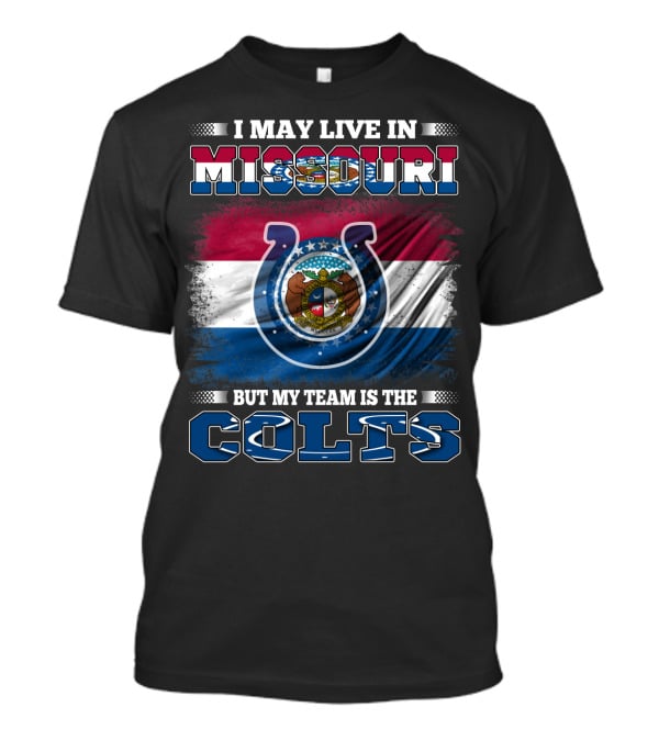 Missouri Roots Colts Loyalty Shows State Flag Pride T-Shirt