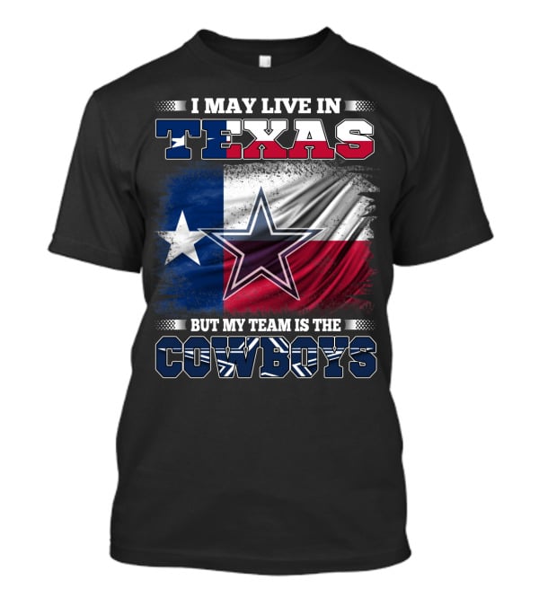 Texas Pride With Dallas Cowboys Star Fans T-Shirt