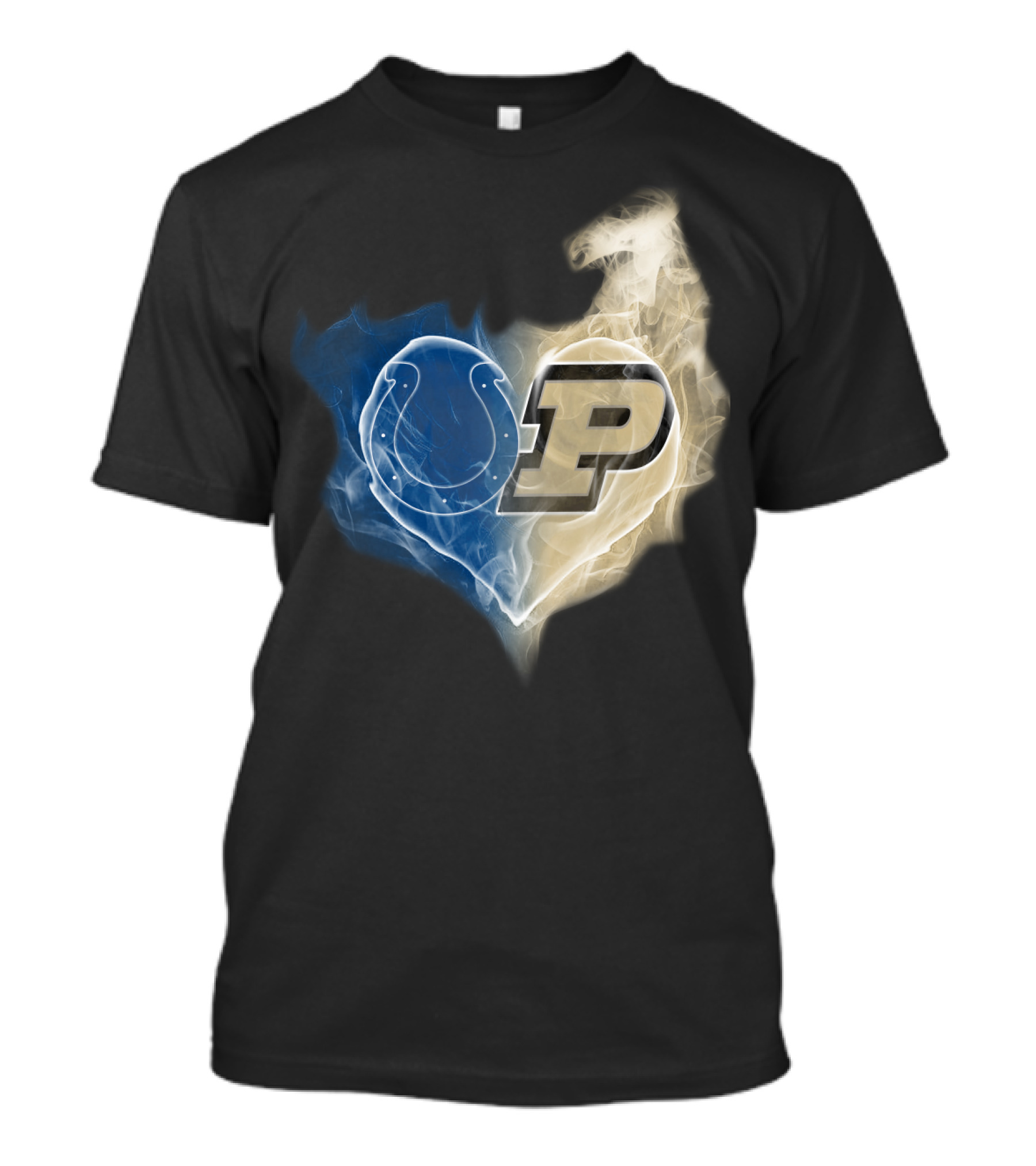 Colts Purdue Boilermakers Heart T-Shirt