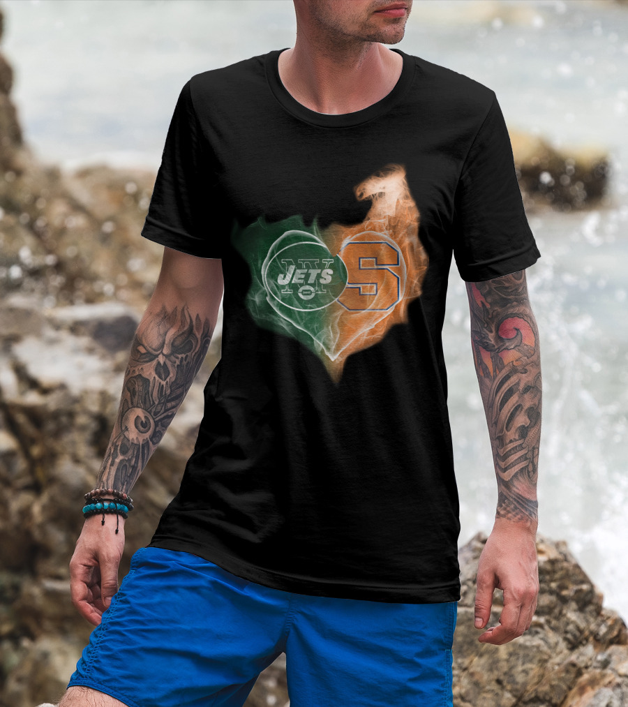 Jets Syracuse S Heart Fusion T-Shirt