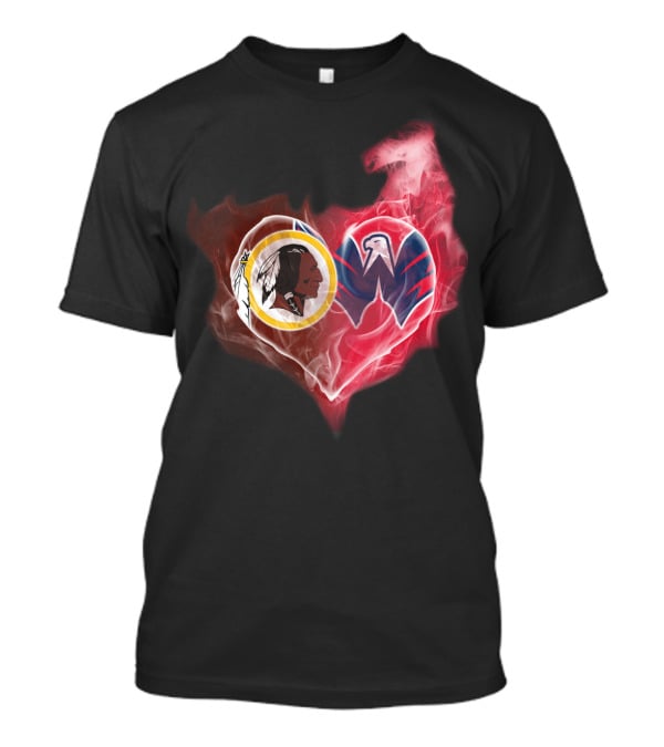 Washington Redskins Capitals Heart T-Shirt