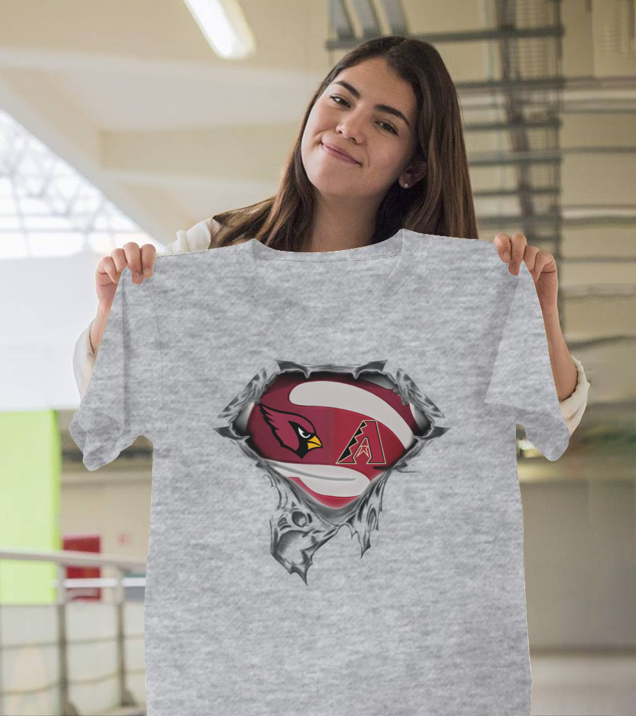 Arizona Cardinals Arizona Diamondbacks Marvel Super Heroes T-Shirt