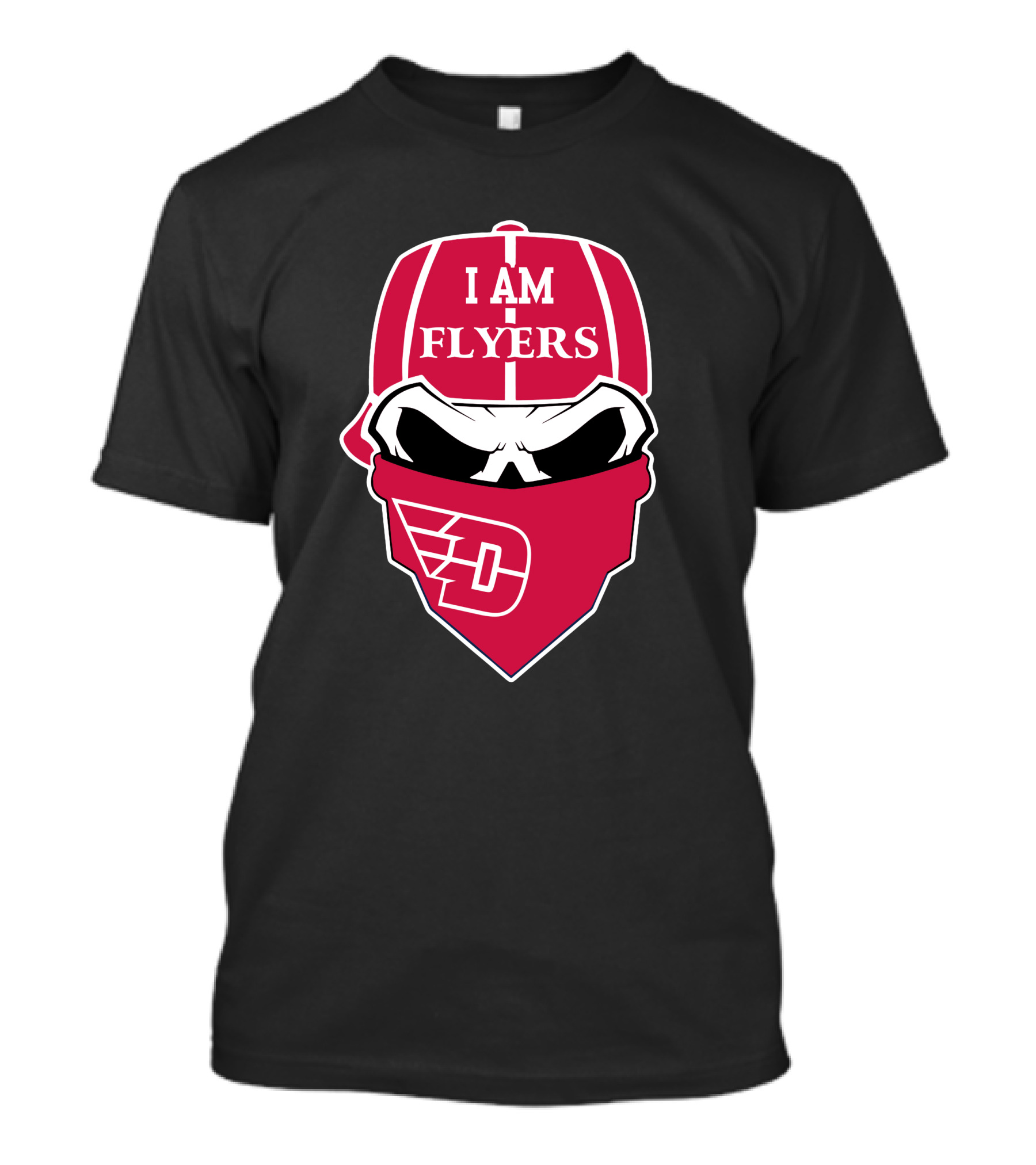 I Am Flyers Dayton Skull Logo T-Shirt