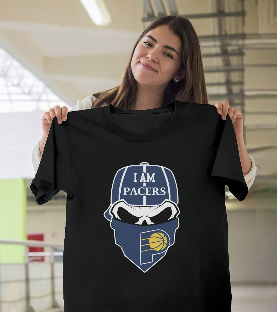 I Am Pacers Skull Indiana Pacers T-Shirt