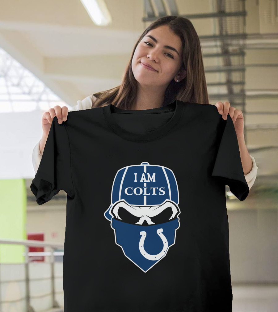 I Am Colts Skull Facemask Indianapolis Colts T-Shirt