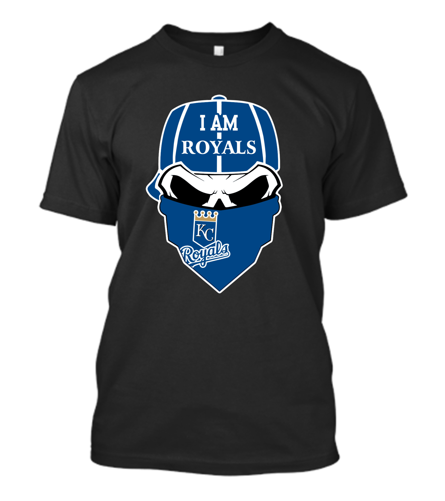 I Am Royals Kansas City Royals Skull Kc T-Shirt