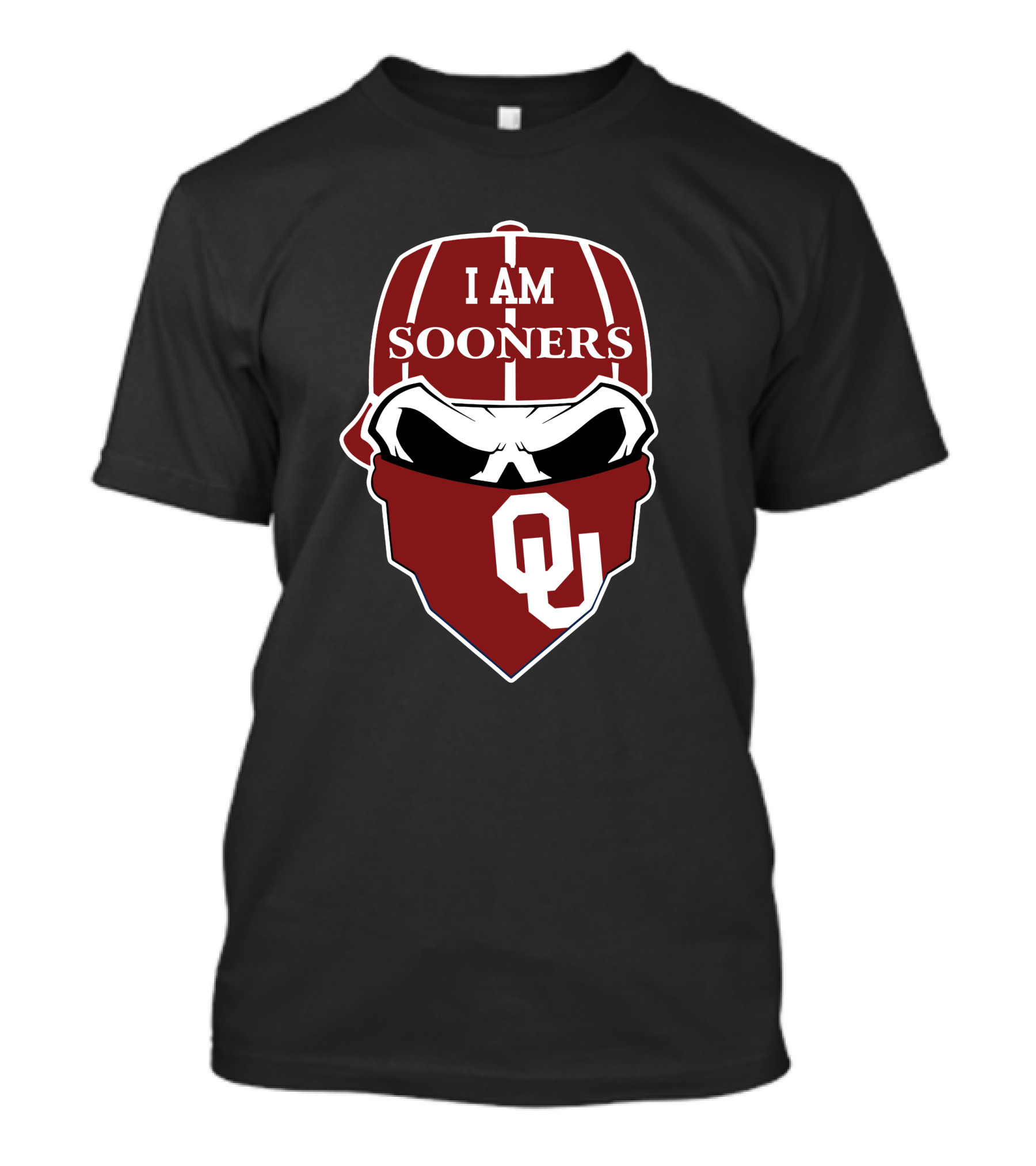 I Am Oklahoma Sooners Skull Ou T-Shirt