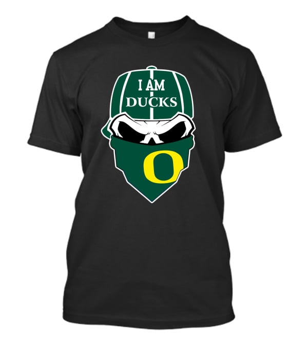 I Am Ducks Oregon Ducks Skull O T-Shirt