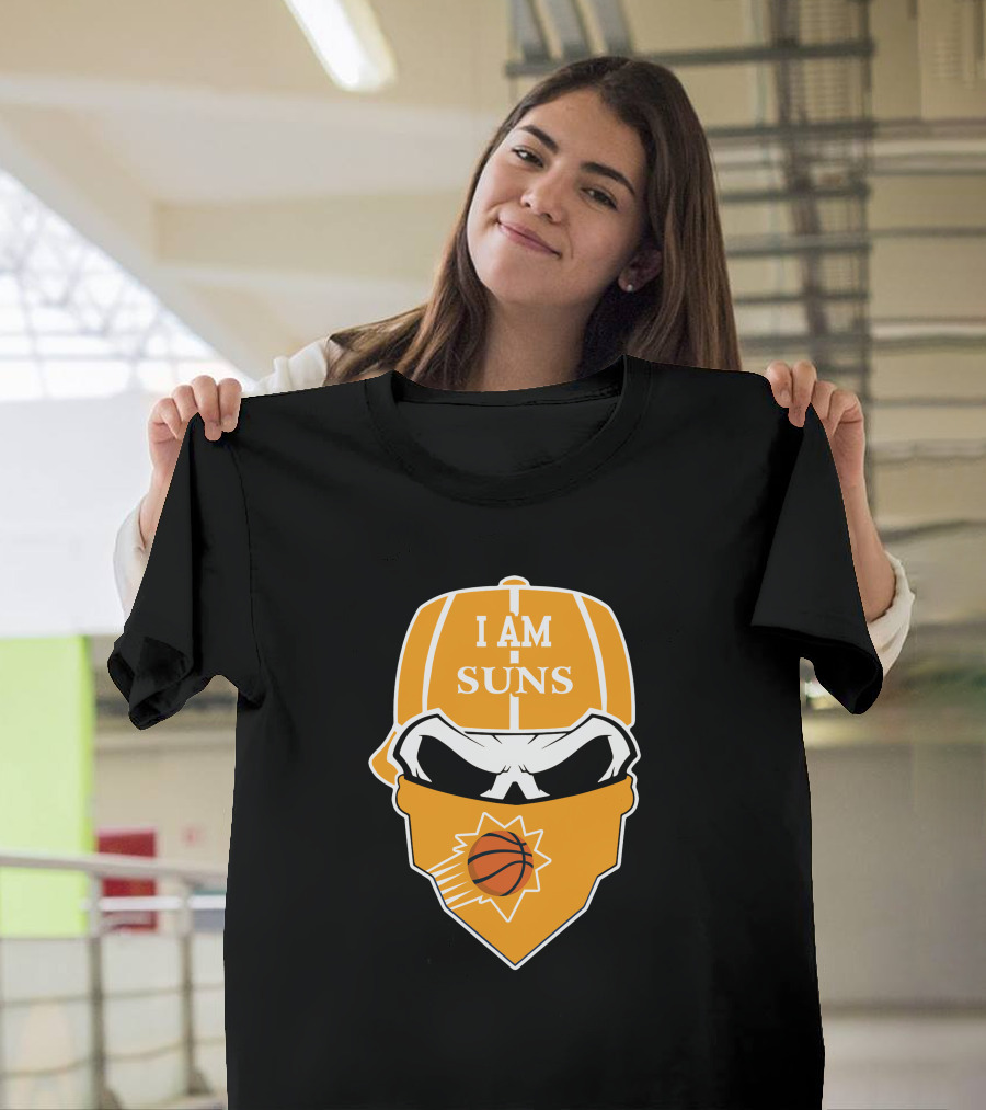 I Am Suns Phoenix Suns Skull Basketball T-Shirt