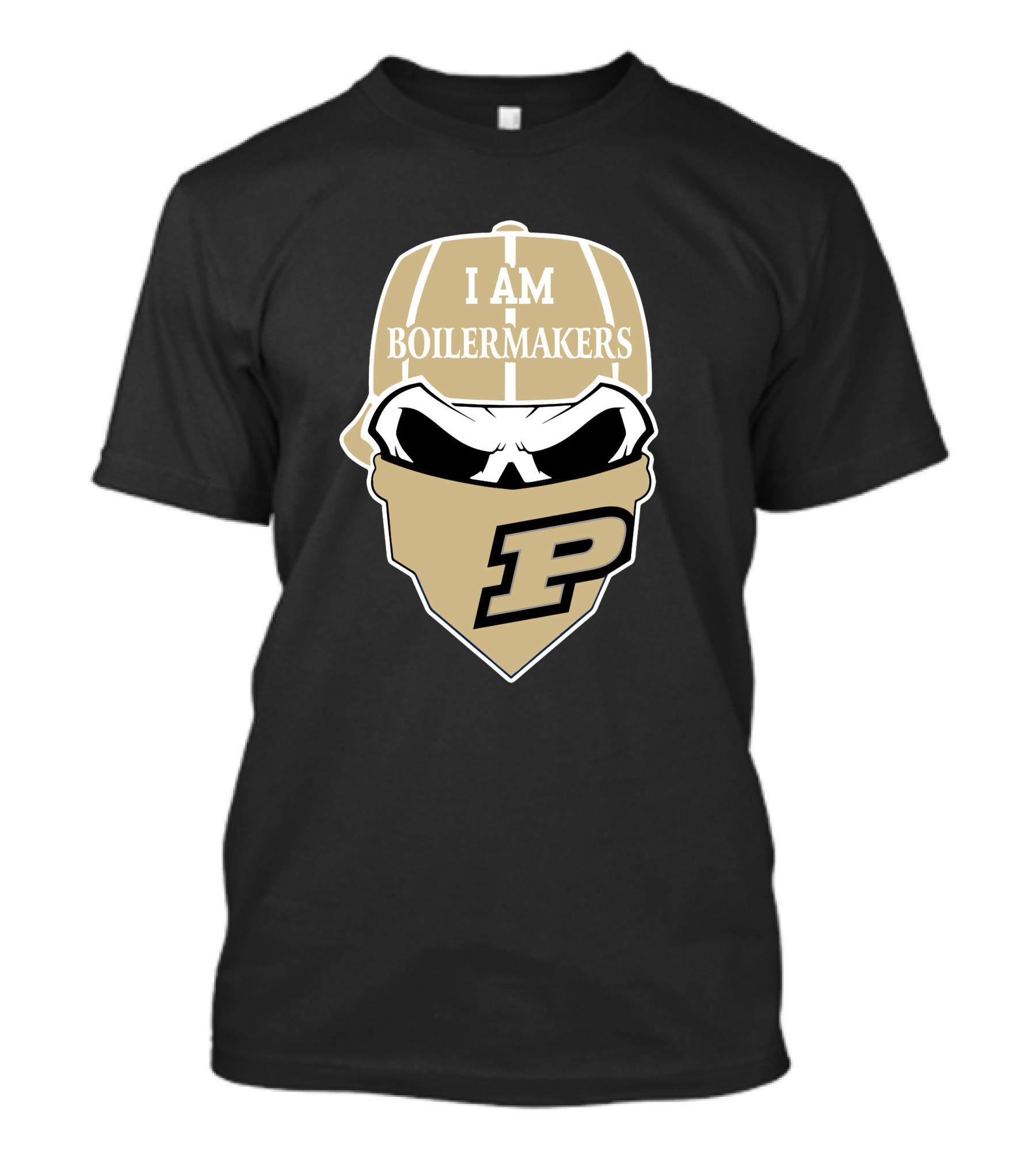 Purdue Boilermakers Skull I Am Boilermakers T-Shirt