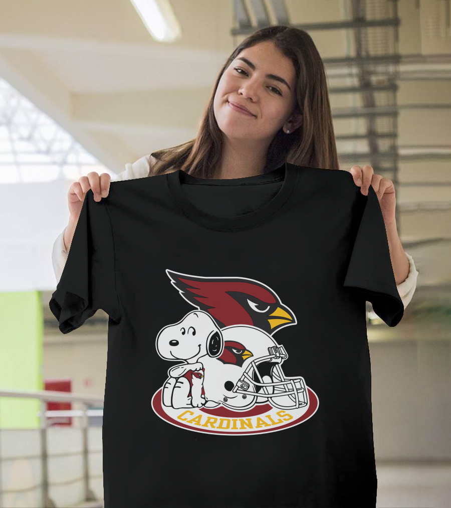Arizona Cardinals Snoopy Football Team Helmet Icon 2 T-Shirt