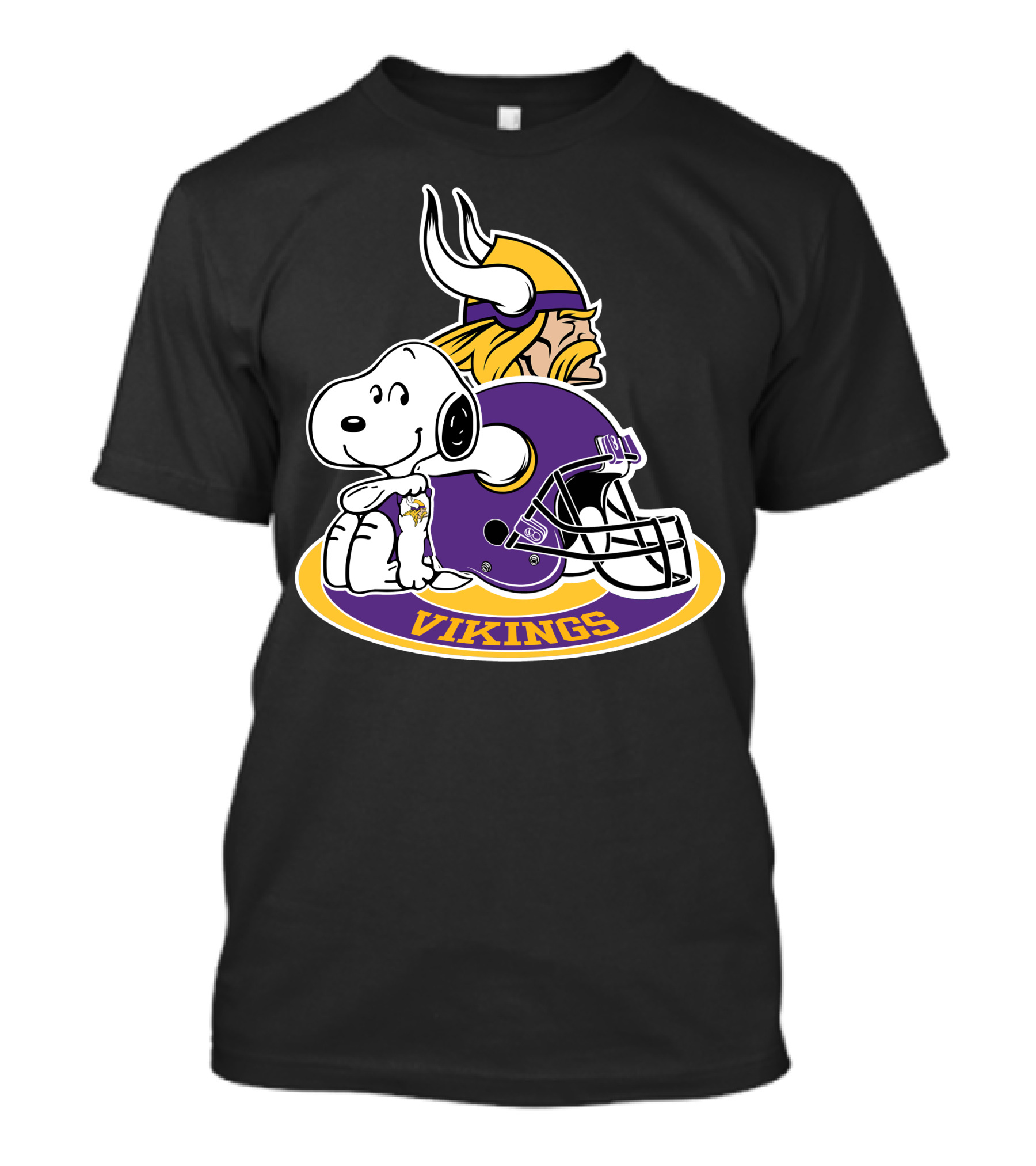 Minnesota Vikings Snoopy Helmet Vikings T-Shirt