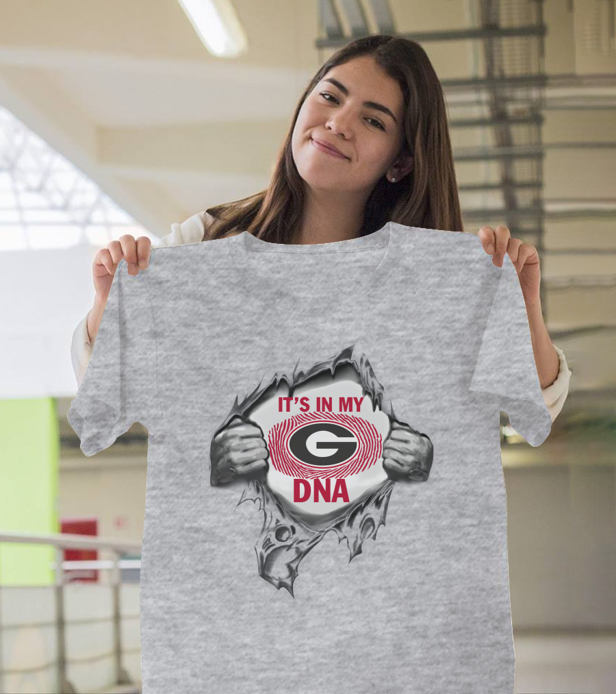 It's In My Dna Georgia Bulldogs T-Shirt