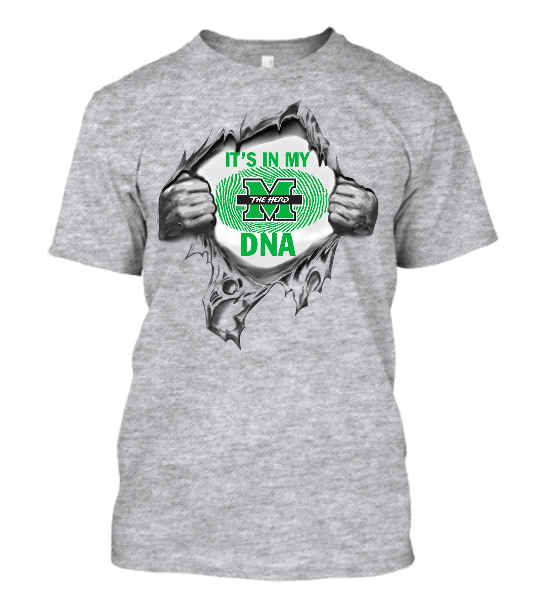 It's In My Marshall Thundering Herd Dna T-Shirt