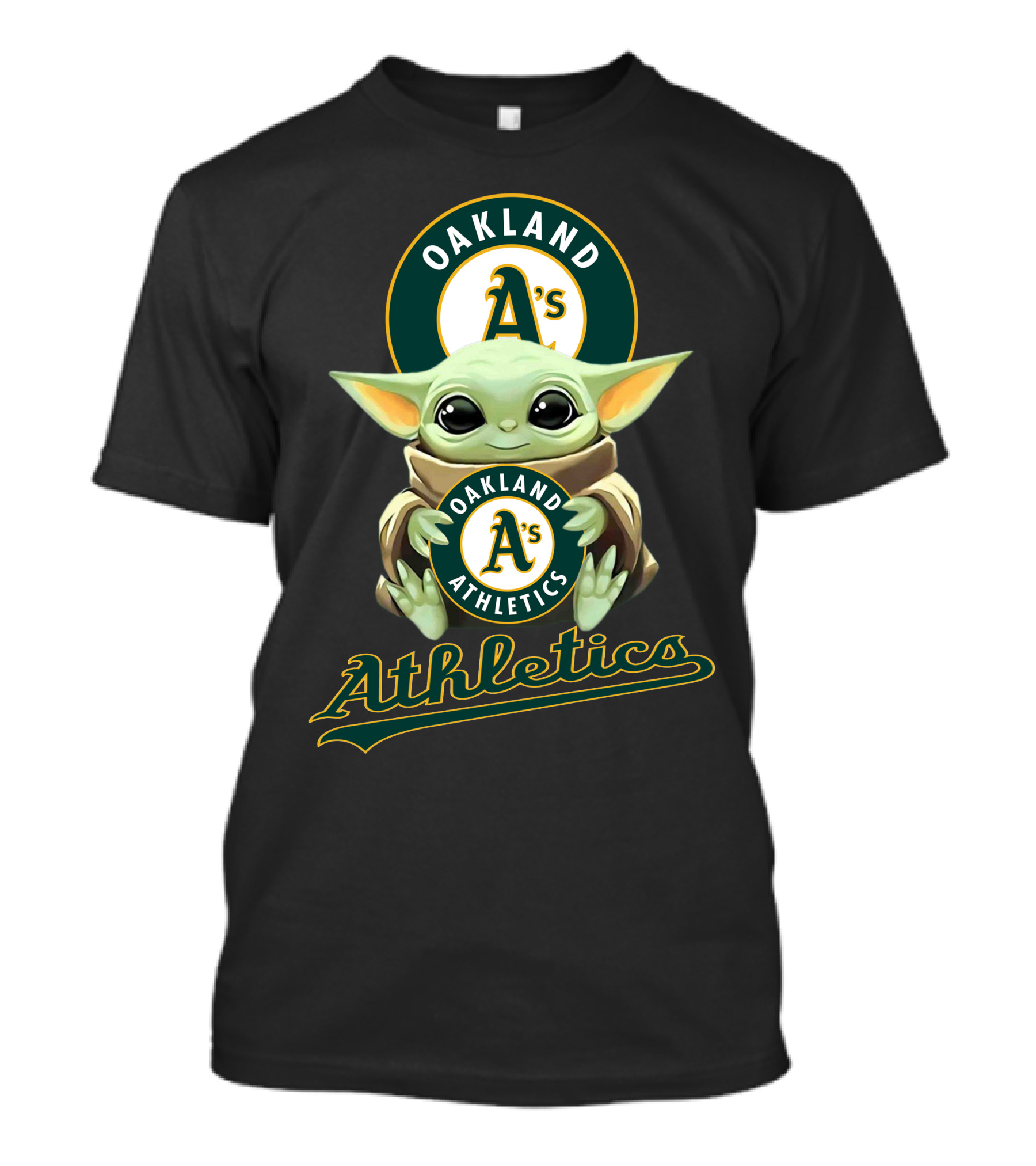 Oakland Athletics A's Baby Yoda Athletics T-Shirt