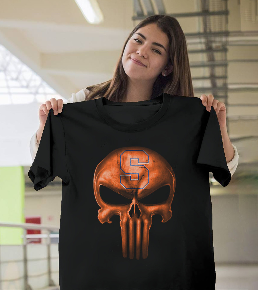 Syracuse Orange Skull Logo S T-Shirt