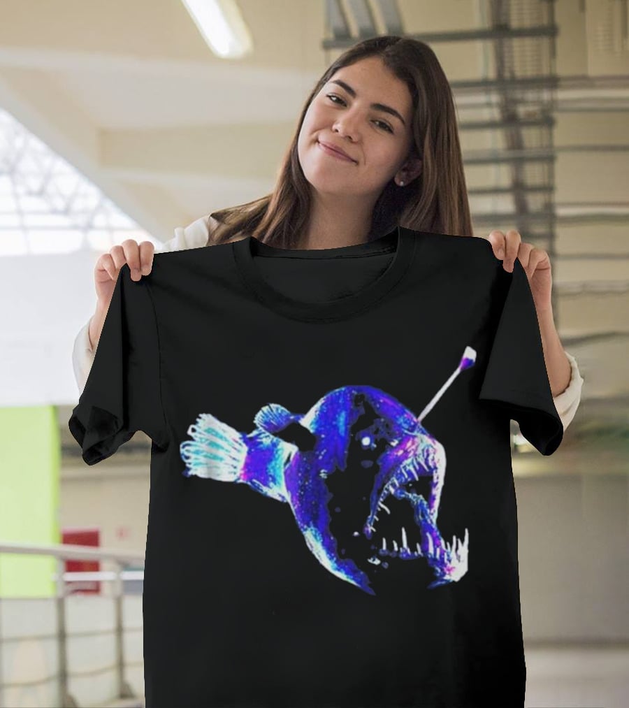 Angler Fish Night Glow Deep Sea Creature T-Shirt