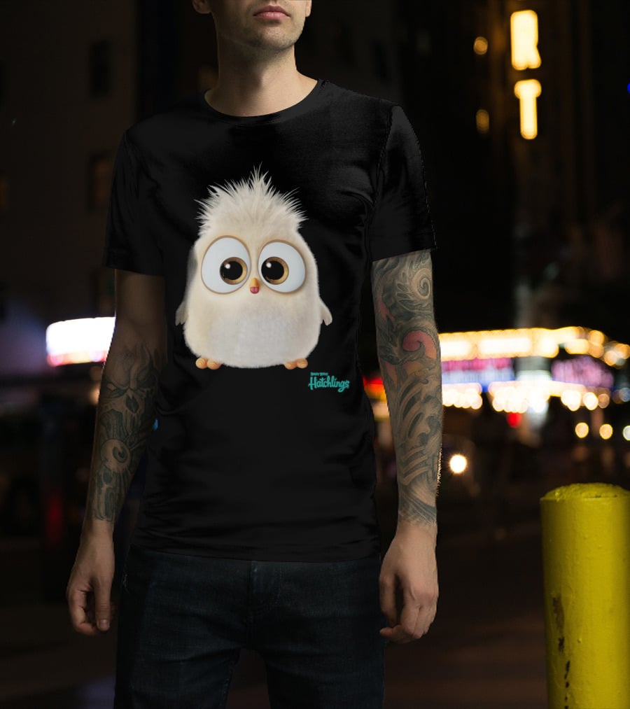 Angry Birds Hatchlings Cute Fuzzy Character T-Shirt