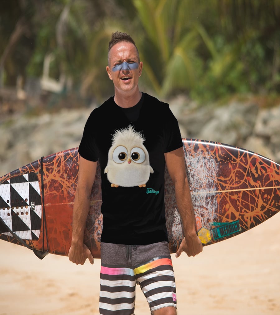 Angry Birds Hatchlings Cute Fuzzy Character T-Shirt