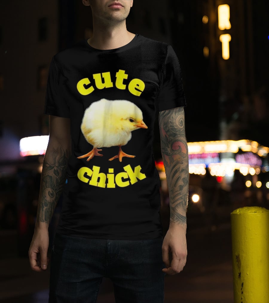 Cute Chick Fluffy Baby Chicken T-Shirt
