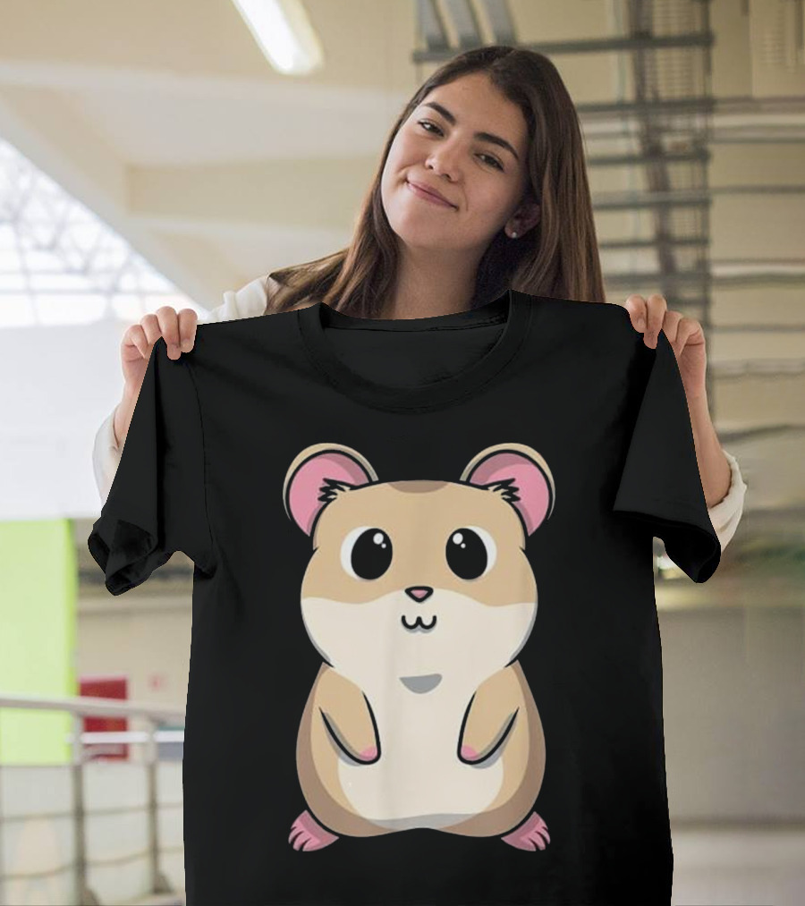 Baby Hamster Cute And Cuddly Rodent Pet Anim Kawaii T-Shirt