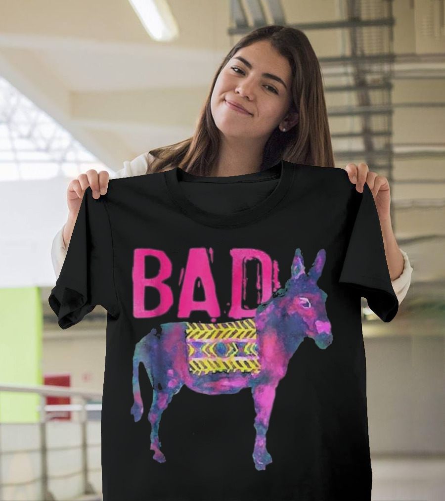 BAD Donkey Neon Abstract T-Shirt