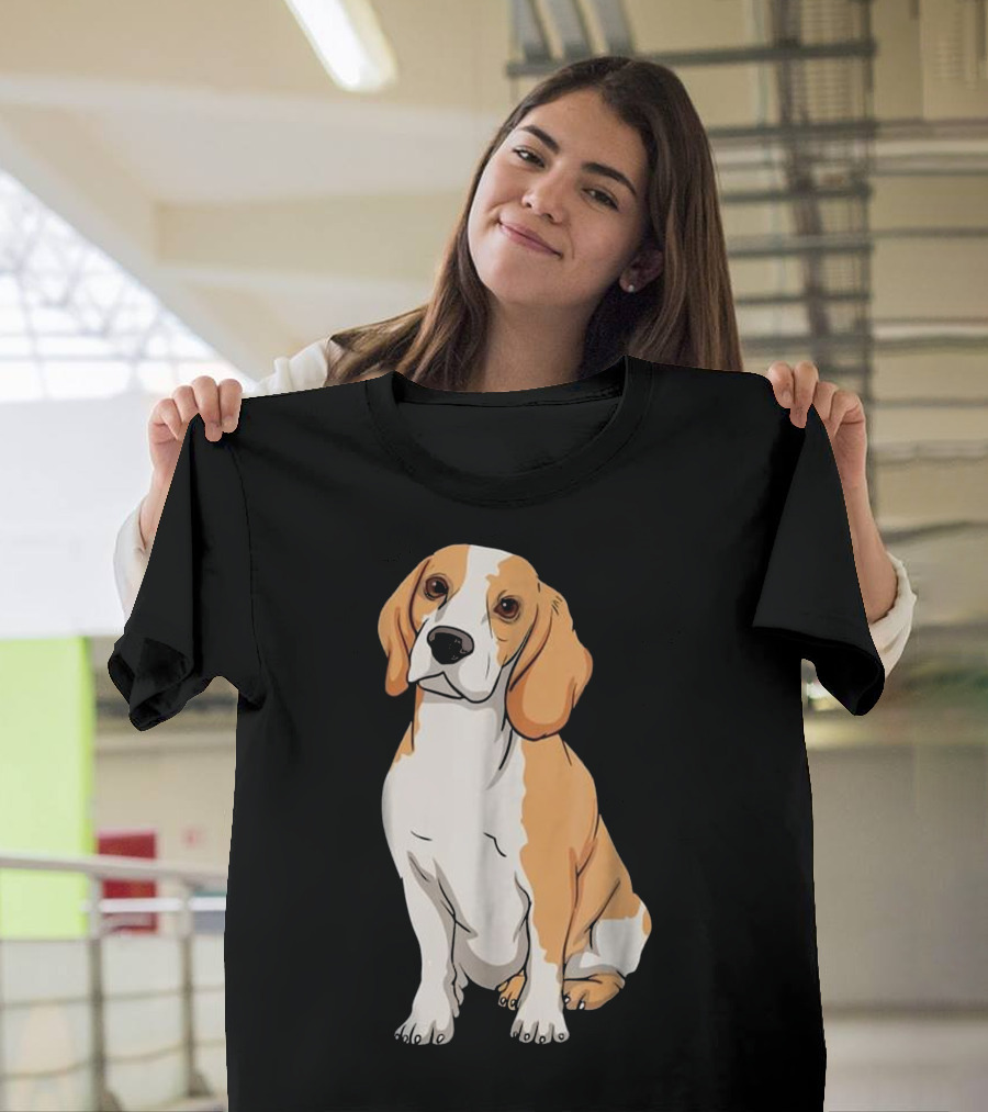 Beagle Funny For Cute Dog Lovers Cartoon T-Shirt