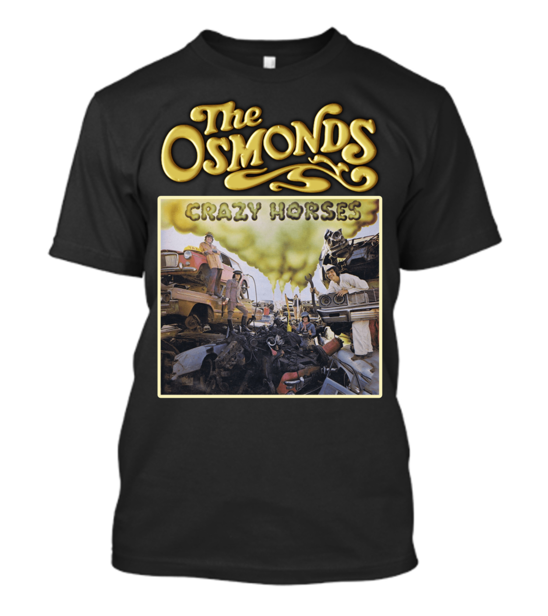 The Osmonds Crazy Horses Album Cover T-Shirt