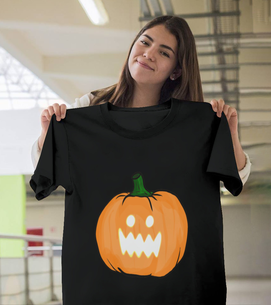 Helloween Jack-O'-Lantern Pumpkin T-Shirt