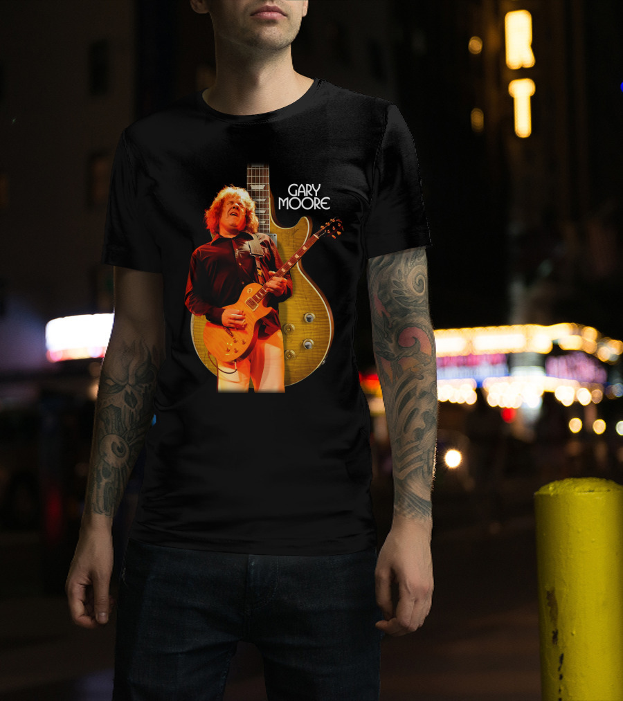 Gary Moore Electric Guitar Performance Essence T-Shirt