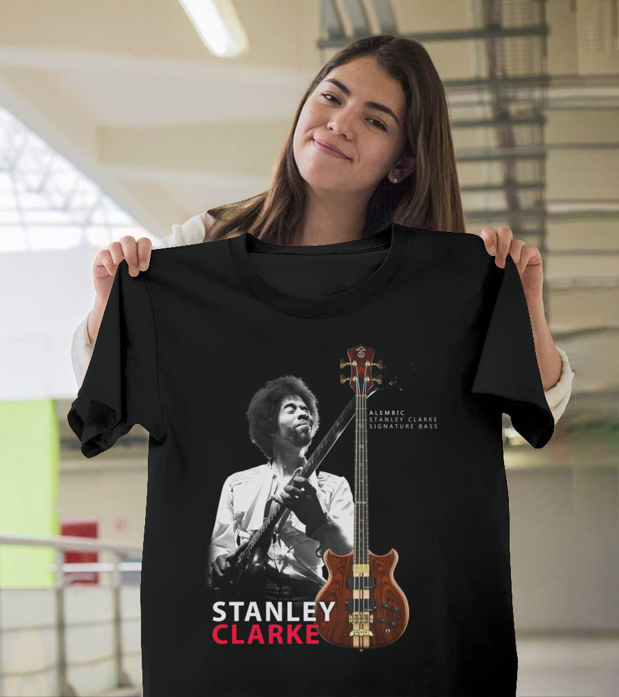 Stanley Clarke Alembic Signature Bass Album Cover T-Shirt