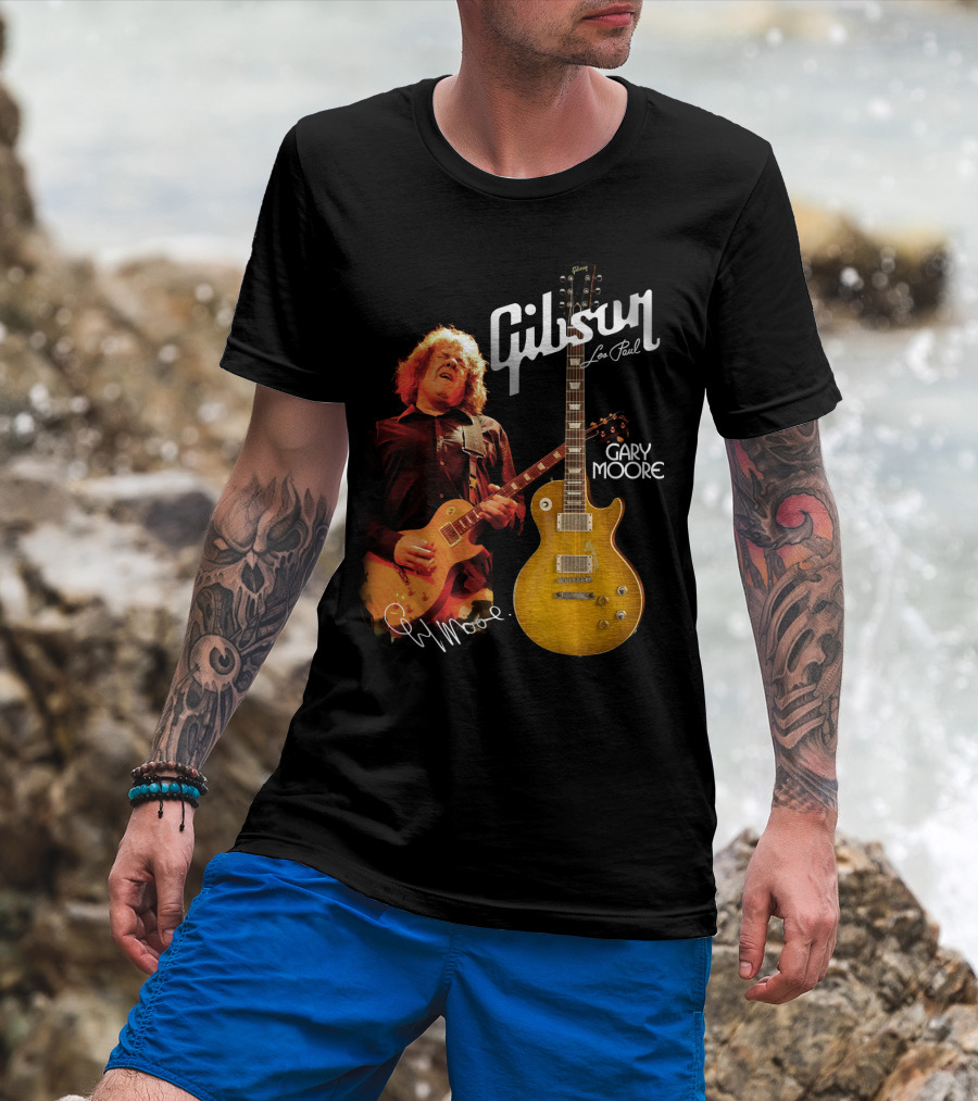 Gary Moore Gibson Les Paul Guitar Signature Series T-Shirt