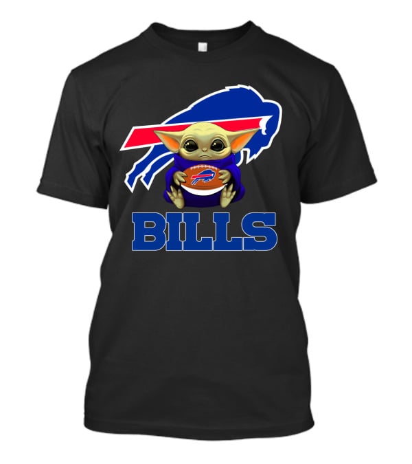 Buffalo Bills Baby Yoda Football Fan T-Shirt