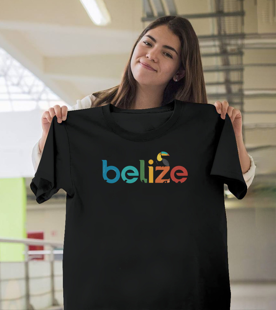 Belize Shepherds of Mary Isaiah 6:8 Whom Shall I Send Text with Toucan Image T-Shirt