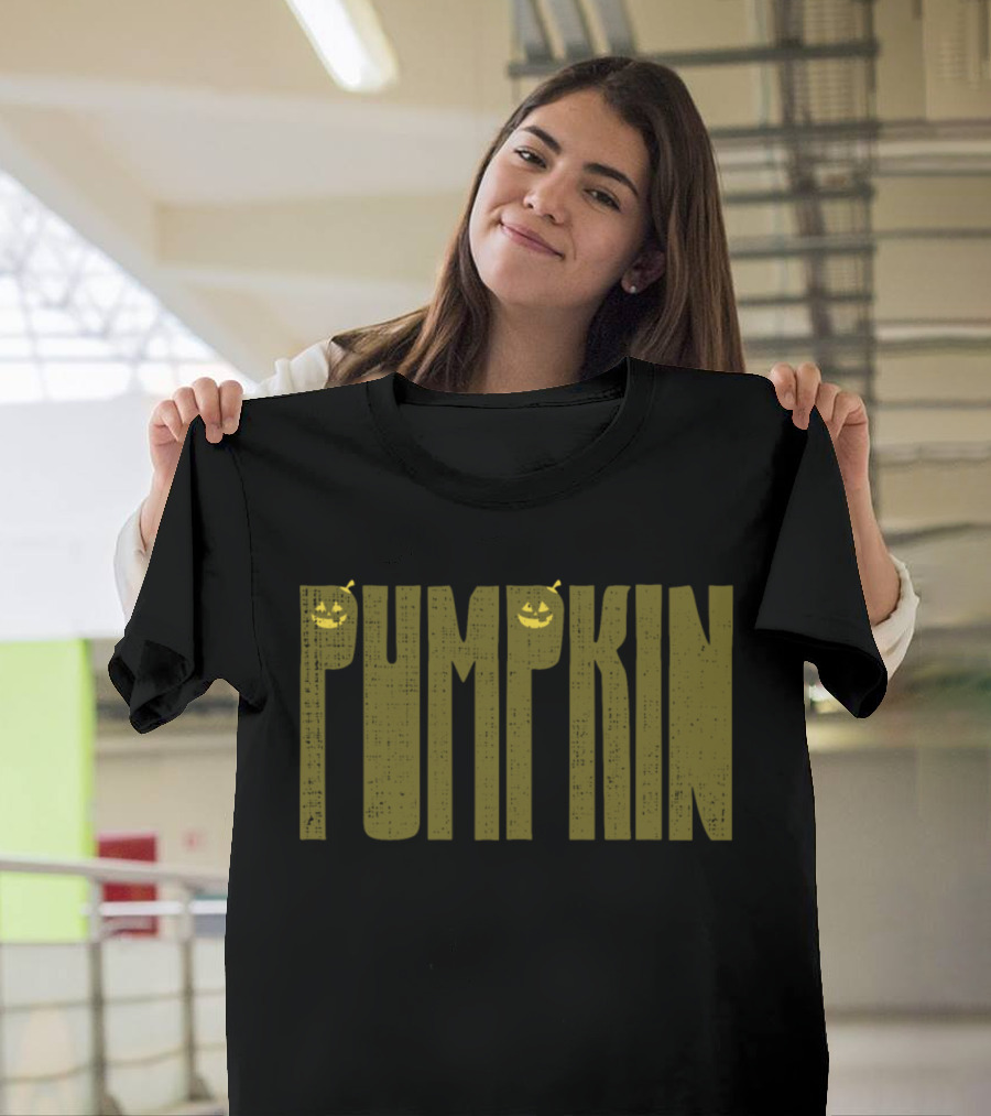 Pumpkin Halloween Jack-O'-Lantern Scary T-Shirt