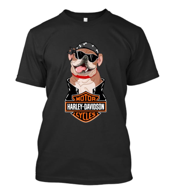 Harley Davidson English Mastiff Motorcycles T-Shirt