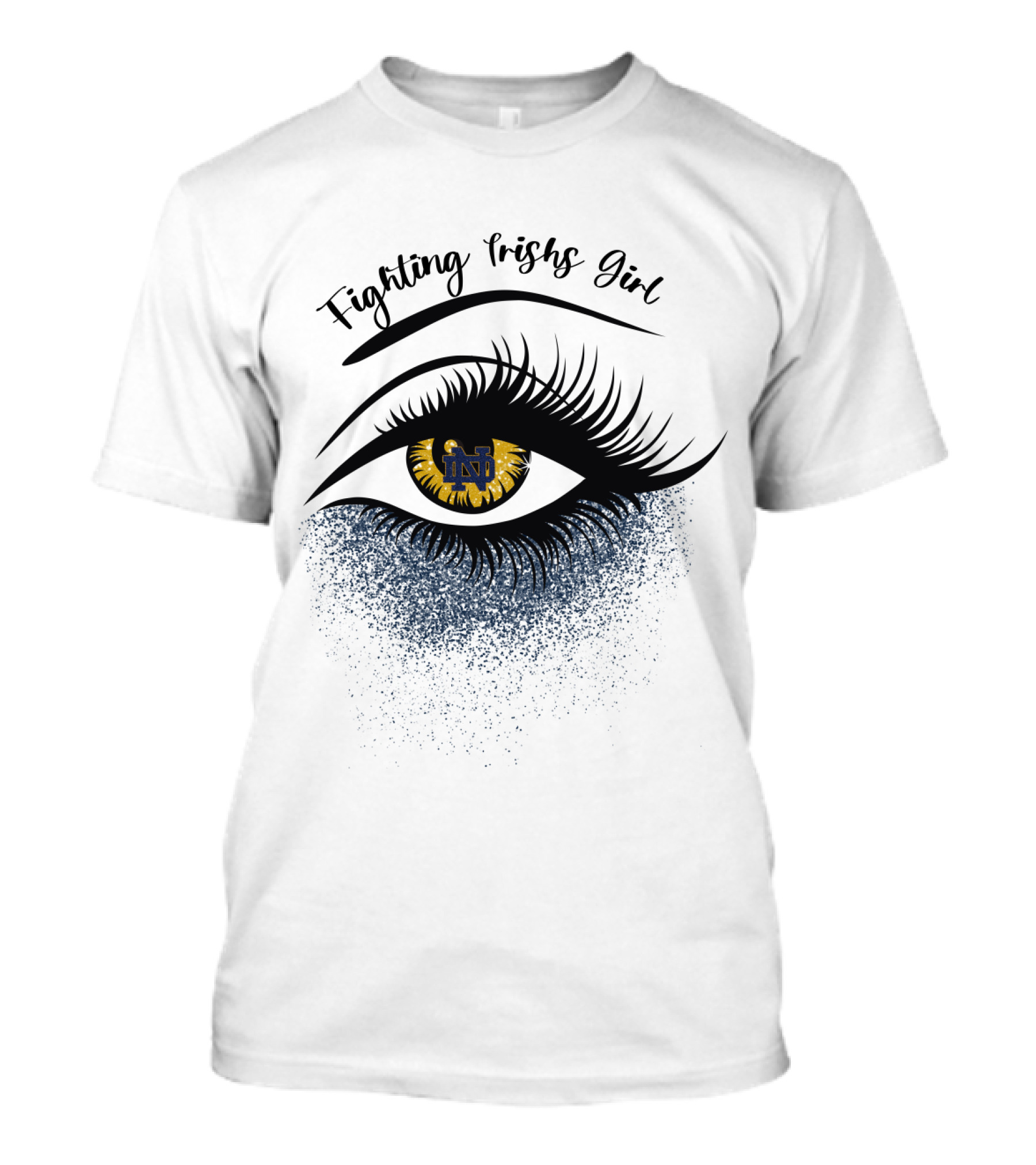 Fighting Irish Girl Notre Dame Eye T-Shirt
